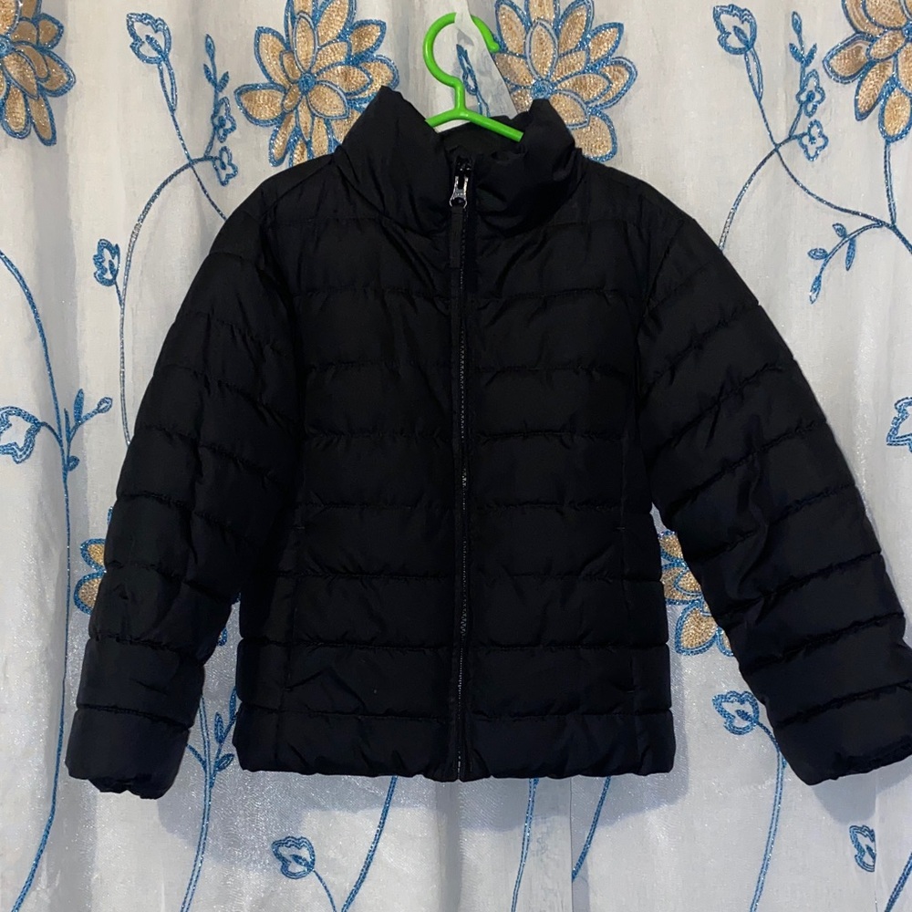 Place Black Puffer Jacket for Kids